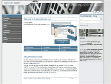 Tablet Screenshot of freehost-script.com